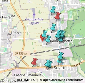 Mappa Via Sant'Ambrogio, 20816 Ceriano Laghetto MB, Italia (0.8675)