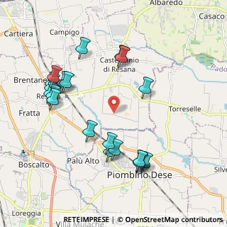 Mappa Via Palù, 31023 Resana TV, Italia (2.1325)