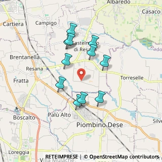 Mappa Via Palù, 31023 Resana TV, Italia (1.55364)