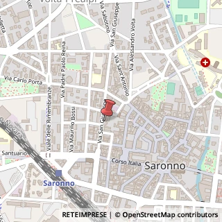 Mappa Via San Giuseppe, 33, 21047 Saronno, Varese (Lombardia)