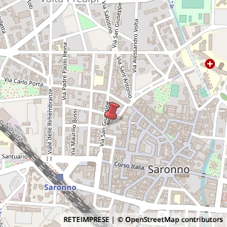 Mappa Via San Giuseppe, 31, 21047 Saronno, Varese (Lombardia)