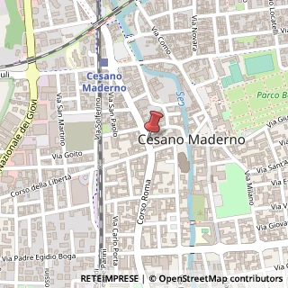 Mappa Via Alessandro Volta, 10, 20811 Cesano Maderno, Monza e Brianza (Lombardia)