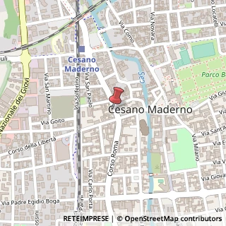 Mappa Via Alessandro Volta, 11, 20811 Cesano Maderno, Monza e Brianza (Lombardia)
