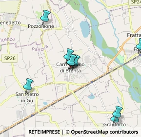 Mappa 35011 Carmignano di Brenta PD, Italia (1.98727)
