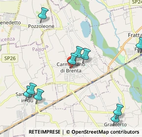 Mappa 35011 Carmignano di Brenta PD, Italia (2.54909)