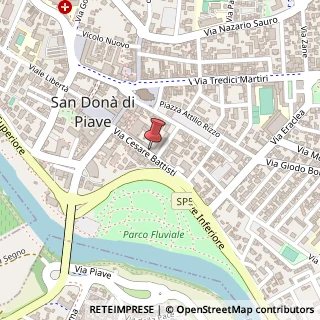 Mappa Via Cesare Battisti, 39, 30027 San Donà di Piave, Venezia (Veneto)