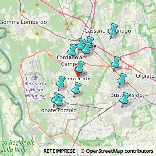 Mappa Piazza Italia, 21017 Samarate VA, Italia (3.35462)