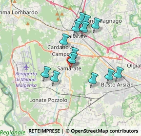 Mappa Via Macchi Angolo, 21017 Samarate VA, Italia (3.26846)