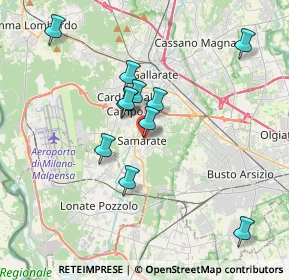 Mappa Via Macchi Angolo, 21017 Samarate VA, Italia (3.30545)