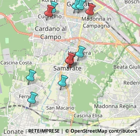 Mappa Via Macchi Angolo, 21017 Samarate VA, Italia (2.18)