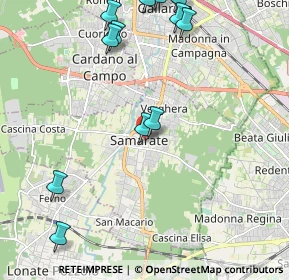 Mappa Via Macchi Angolo, 21017 Samarate VA, Italia (2.60333)