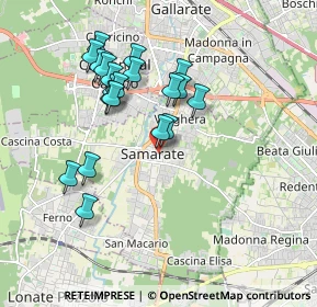 Mappa Via Macchi Angolo, 21017 Samarate VA, Italia (1.7045)