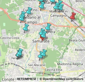 Mappa Via Macchi Angolo, 21017 Samarate VA, Italia (2.392)