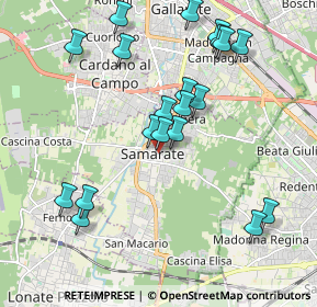 Mappa Via Macchi Angolo, 21017 Samarate VA, Italia (2.063)