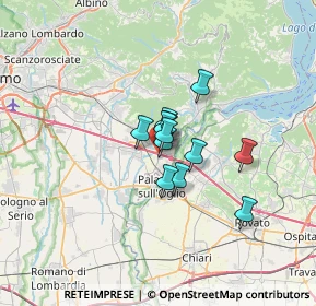 Mappa Via Brescia, 24064 Grumello del Monte BG, Italia (3.64083)