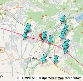 Mappa Via Brescia, 24064 Grumello del Monte BG, Italia (3.45467)