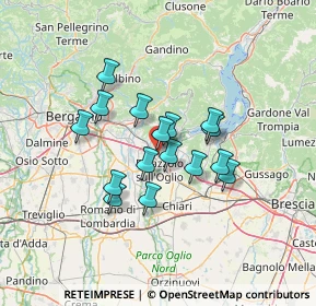 Mappa Via Brescia, 24064 Grumello del Monte BG, Italia (10.19125)