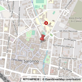 Mappa Via Padre Luigi Monti, 47, 21047 Saronno, Varese (Lombardia)