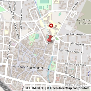 Mappa Via Padre Luigi Monti, 59, 21047 Saronno, Varese (Lombardia)