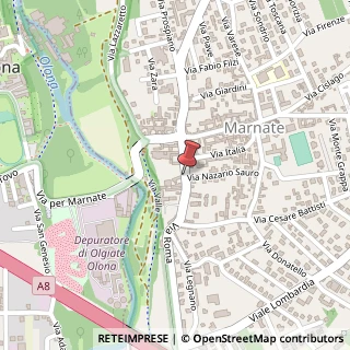Mappa Via Roma, 21050 Marnate VA, Italia, 21050 Marnate, Varese (Lombardia)