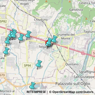 Mappa Via Dante, 24060 Telgate BG, Italia (2.45083)