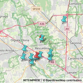 Mappa Via Contardo Ferrini, 20027 Rescaldina MI, Italia (4.27091)