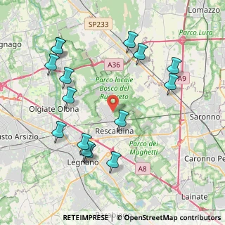 Mappa Via Contardo Ferrini, 20027 Rescaldina MI, Italia (4.49467)