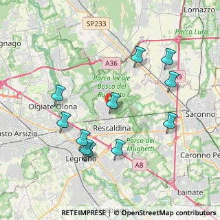 Mappa Via Contardo Ferrini, 20027 Rescaldina MI, Italia (4.04727)