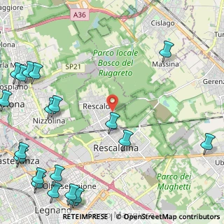 Mappa Via Contardo Ferrini, 20027 Rescaldina MI, Italia (3.453)