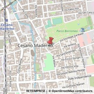 Mappa Via Giuseppe Garibaldi, 6, 20811 Cesano Maderno, Monza e Brianza (Lombardia)