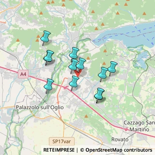 Mappa Via delle Fossandere, 25031 Capriolo BS, Italia (2.87)
