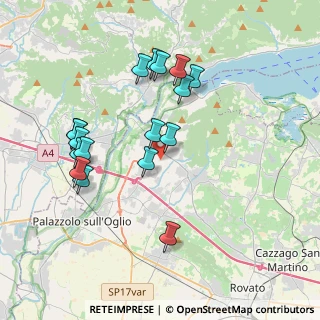 Mappa Via delle Fossandere, 25031 Capriolo BS, Italia (3.74294)