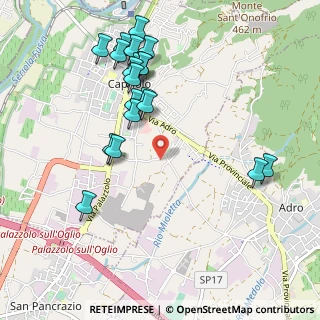 Mappa Via delle Fossandere, 25031 Capriolo BS, Italia (1.071)