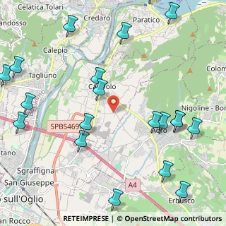 Mappa Via delle Fossandere, 25031 Capriolo BS, Italia (2.88)
