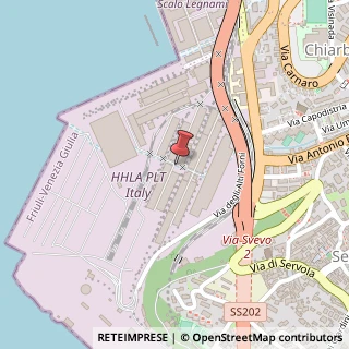 Mappa Via dello Scalo Legnami, 34146 Trieste TS, Italia, 34146 Trieste, Trieste (Friuli-Venezia Giulia)