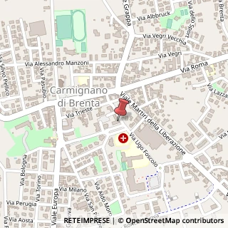 Mappa Via Ronchi Nuova, 34, 35010 Carmignano di Brenta, Padova (Veneto)