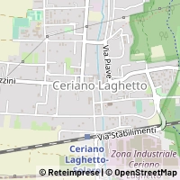 Map Ceriano Laghetto