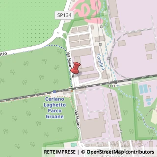 Mappa Via Milano,  8, 20020 Ceriano Laghetto, Monza e Brianza (Lombardia)