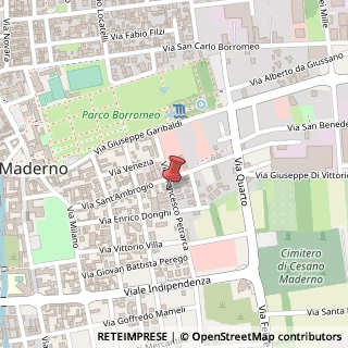 Mappa Via Francesco Petrarca, 16/a, 20811 Cesano Maderno, Monza e Brianza (Lombardia)