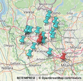 Mappa Via Ugo la Malfa, 20027 Rescaldina MI, Italia (10.6365)