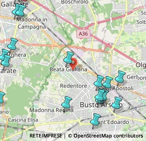 Mappa Via Ortisei, 21052 Busto Arsizio VA, Italia (3.04)