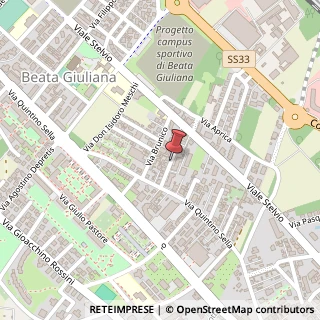 Mappa Via brennero 12/bis, 21052 Busto Arsizio, Varese (Lombardia)