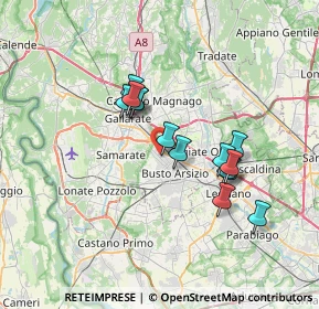 Mappa Via Ortisei, 21052 Busto Arsizio VA, Italia (5.77143)