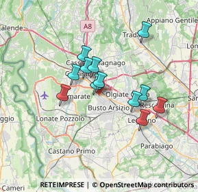 Mappa Via Ortisei, 21052 Busto Arsizio VA, Italia (5.41083)
