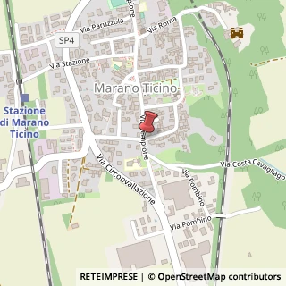 Mappa Via Mezzomerico,  1, 28040 Marano Ticino, Novara (Piemonte)