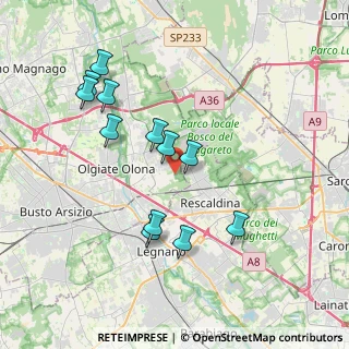 Mappa Via Serio, 21050 Marnate VA, Italia (3.695)