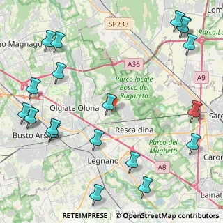Mappa Via Serio, 21050 Marnate VA, Italia (6.085)