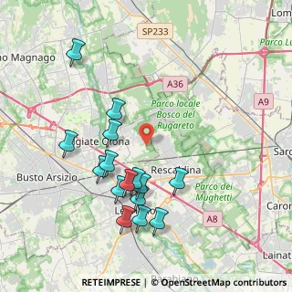 Mappa Via Serio, 21050 Marnate VA, Italia (3.96267)