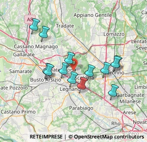Mappa Via Serio, 21050 Marnate VA, Italia (6.37077)