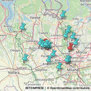 Mappa Via Serio, 21050 Marnate VA, Italia (14.4425)